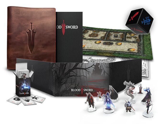 Blood Sword 5e, manuale, schermo e accessori – Officina Meningi