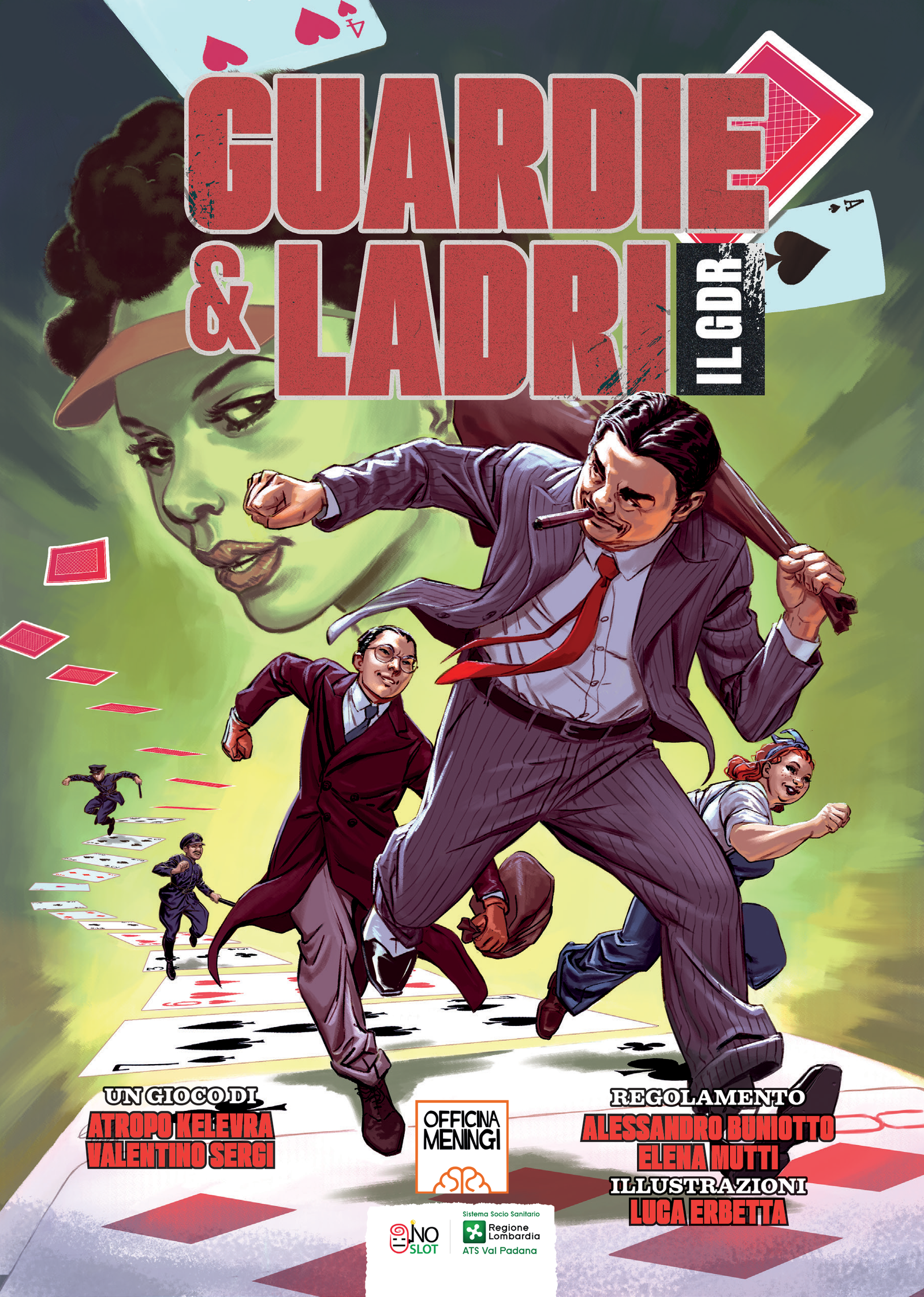 Copertina di Guardie e Ladri, il gioco di ruolo – Officina Meningi