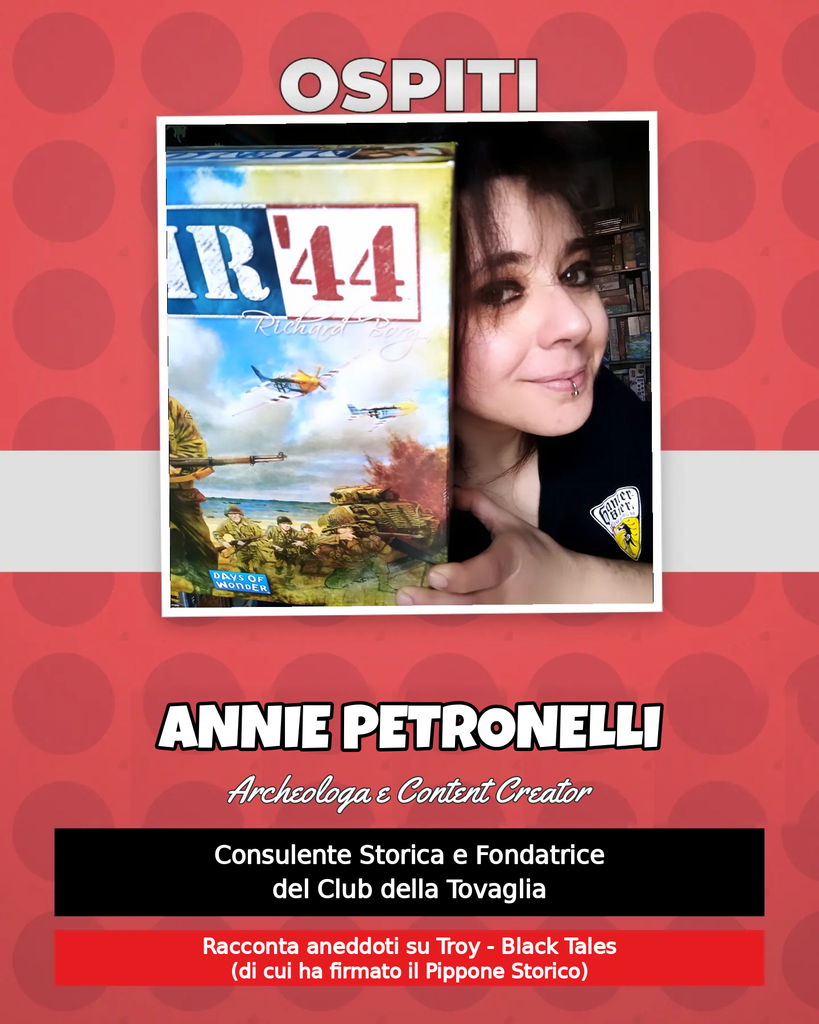 Annie Petronelli, consulente storica di Troy – Black Tales – Officina Meningi